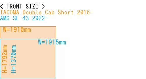 #TACOMA Double Cab Short 2016- + AMG SL 43 2022-